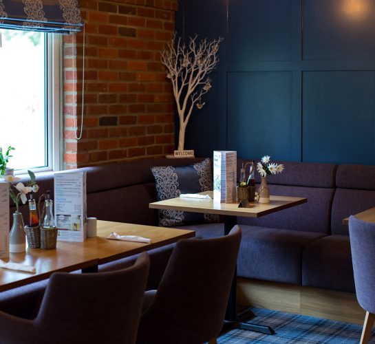 cosy corner in the village inn bar and restaurant