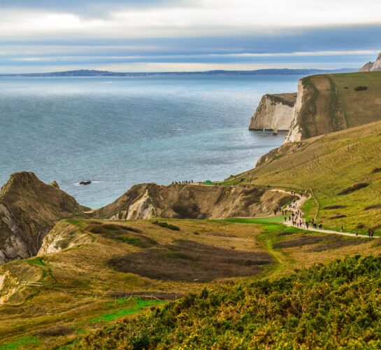 Jurassic coast natural landscape