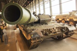 tank in tank museum