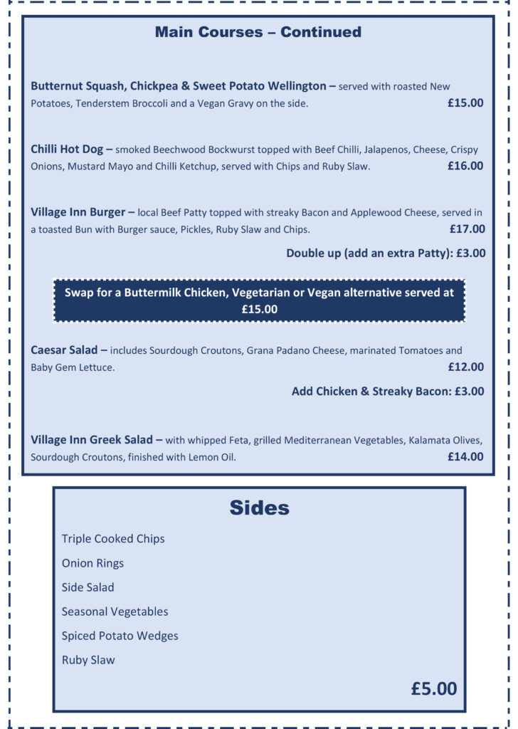 evening menu pt2